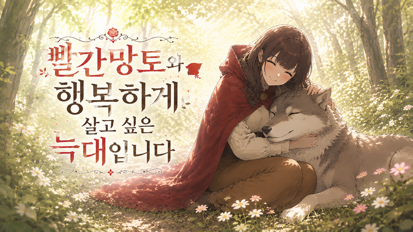 빨간 망토와 행복하게 살고 싶은 늑대입니다